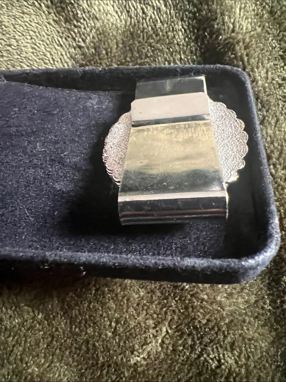 Silver Tone Presidential Half Dollar Money Clip